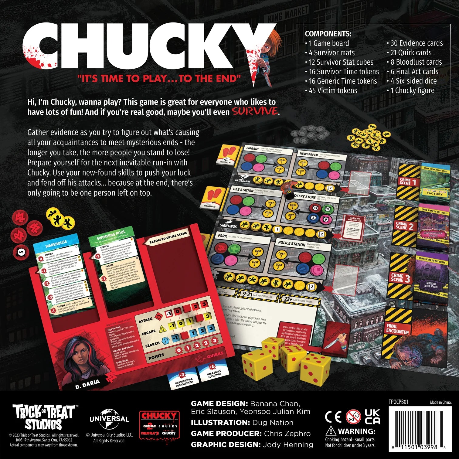 CHILD'S PLAY | Board Game-Game-TPQCPB01-Classic Horror Shop