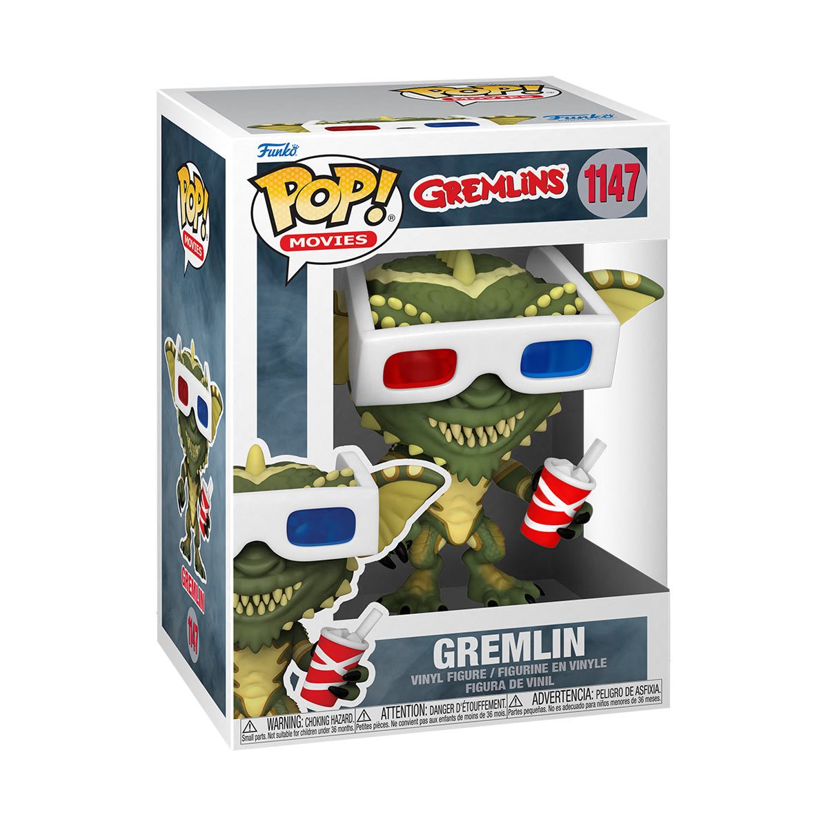 Classic Horror Shop - GREMLINS Stripe With 3D Glasses Pop Vinyl Funko #1147 3
