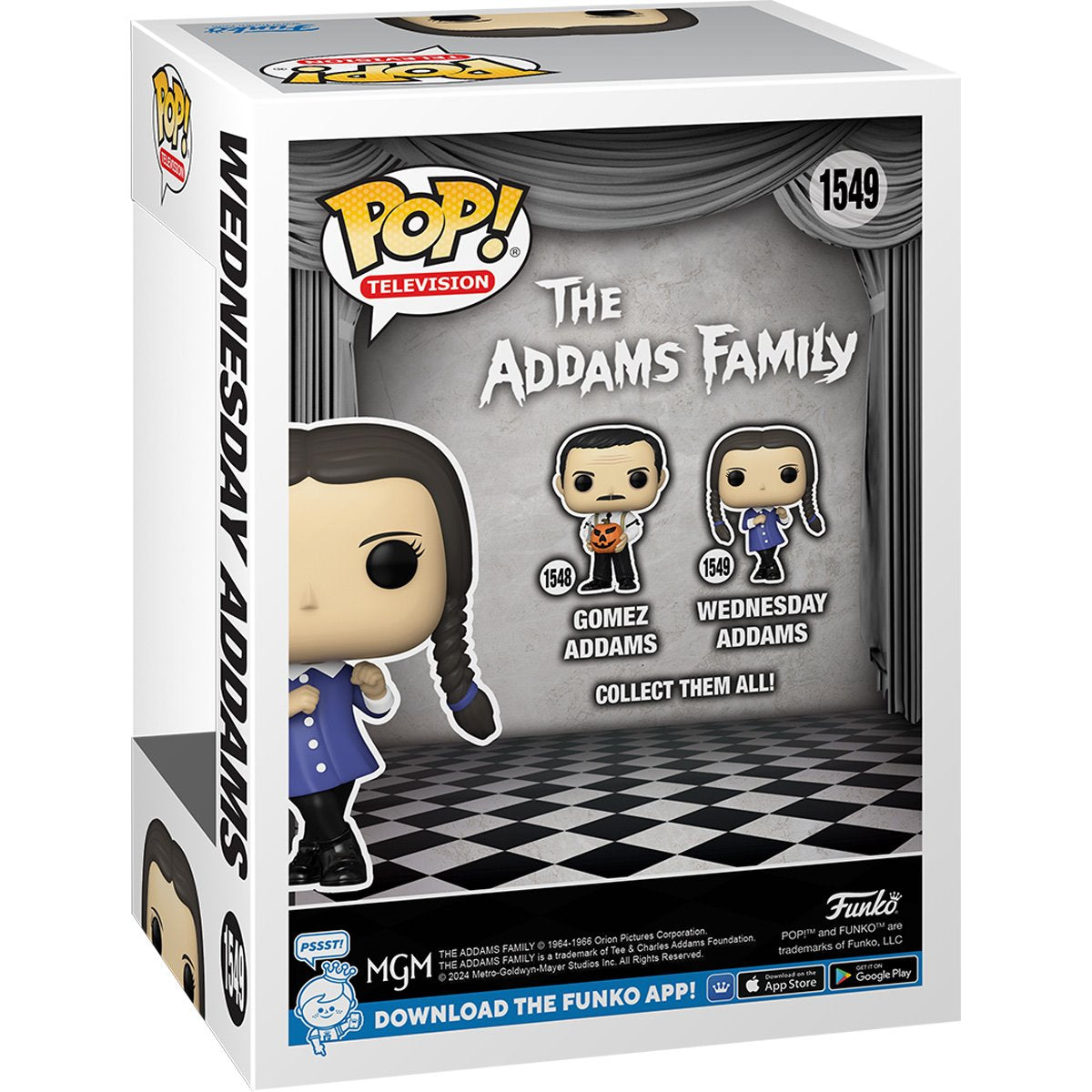 THE ADDAMS FAMILY | Classic Wednesday Addams (Dancing) Pop! Vinyl Funko Figure #1549-Funko-FU81210-Classic Horror Shop