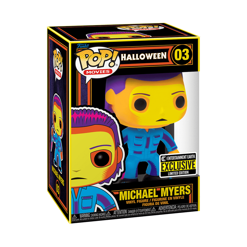 HALLOWEEN Michael Myers Black Light Pop! Vinyl Funko Figure# 03