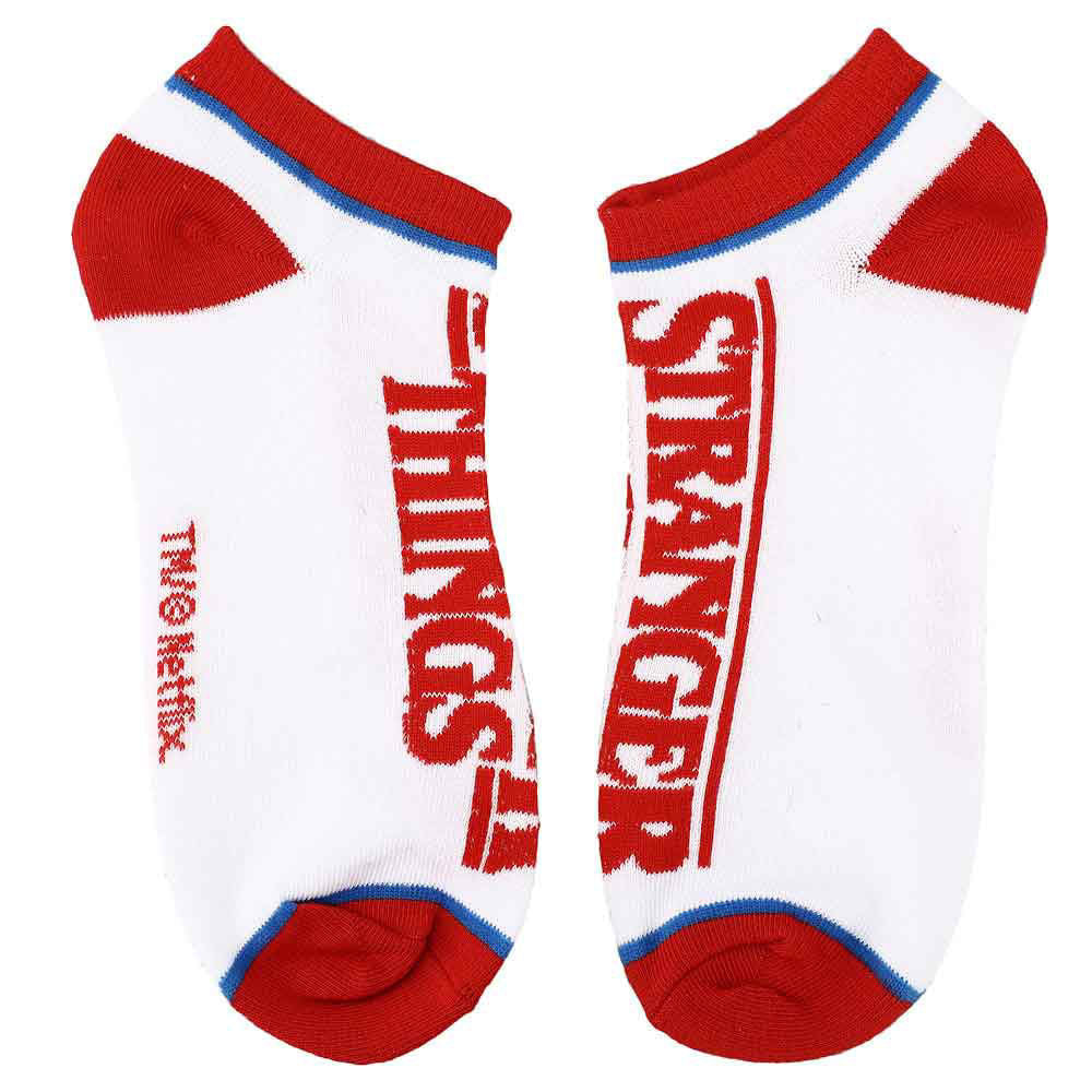 Classic Horror Shop Stranger Things Mixed Icons 5 Pair Ankle Socks ASF0ZYMNETPP00