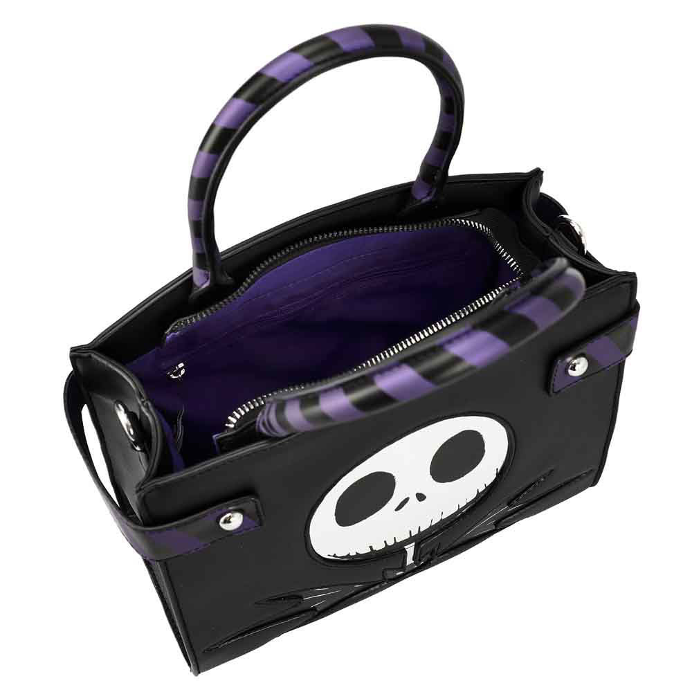 Classic Horror Shop The Nightmare Before Christmas Metallic Print Handbag - LBF0P8QNBCPP00