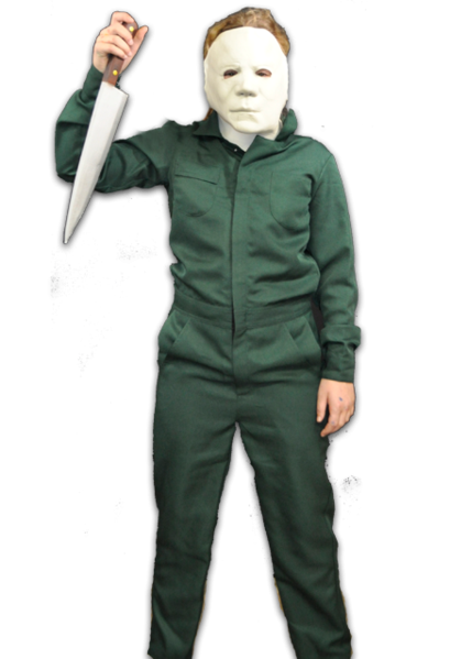 HALLOWEEN II: Michael Myers Child's Deluxe Coveralls With Mask-Costume-TTUS129-Classic Horror Shop