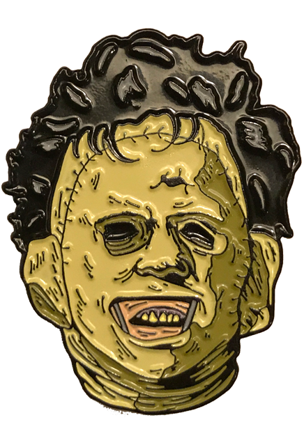 THE TEXAS CHAINSAW MASSACRE - 1974 Leatherface Enamel Pin-Enamel Pin-1-BXRL100-Classic Horror Shop