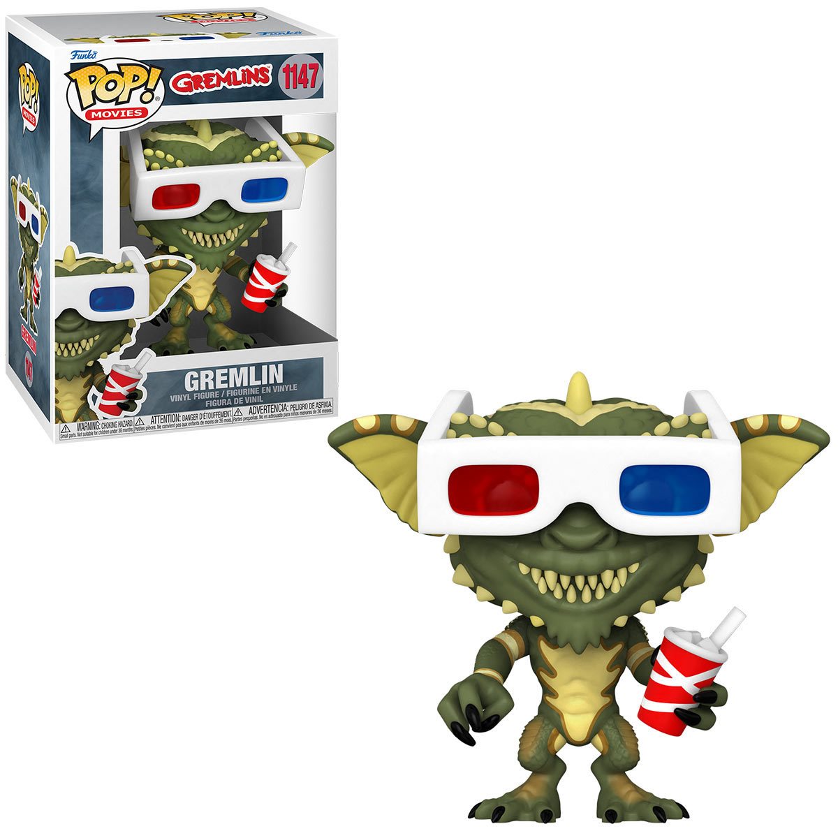 Classic Horror Shop - GREMLINS Stripe With 3D Glasses Pop Vinyl Funko #1147 1