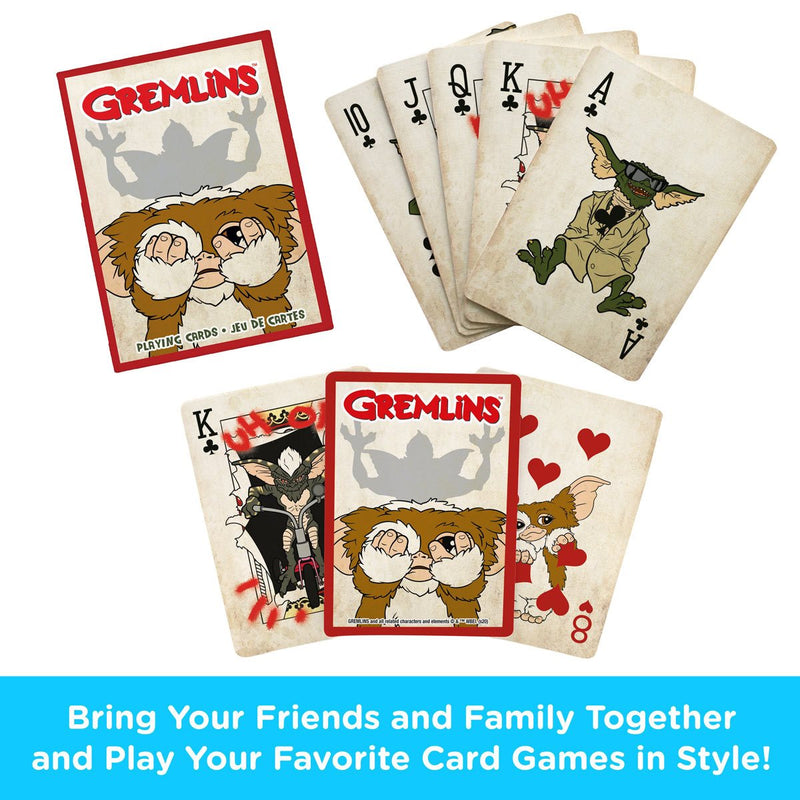 GREMLINS | Gremlins Playing Cards-Playing Cards-AQ52704-Classic Horror Shop
