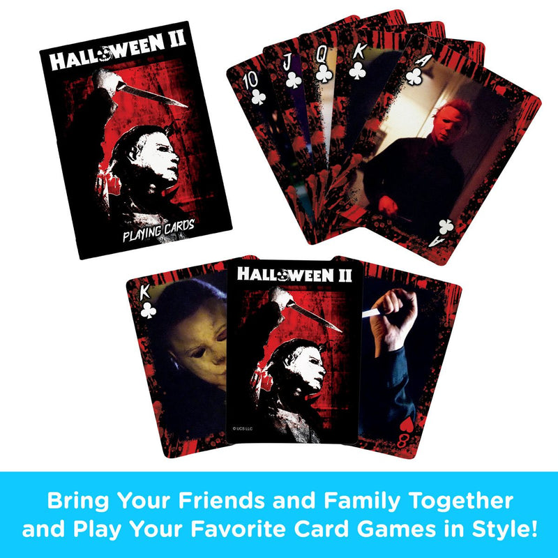 HALLOWEEN II | Michael Myers Playing Cards-Playing Cards-AQ52854-Classic Horror Shop