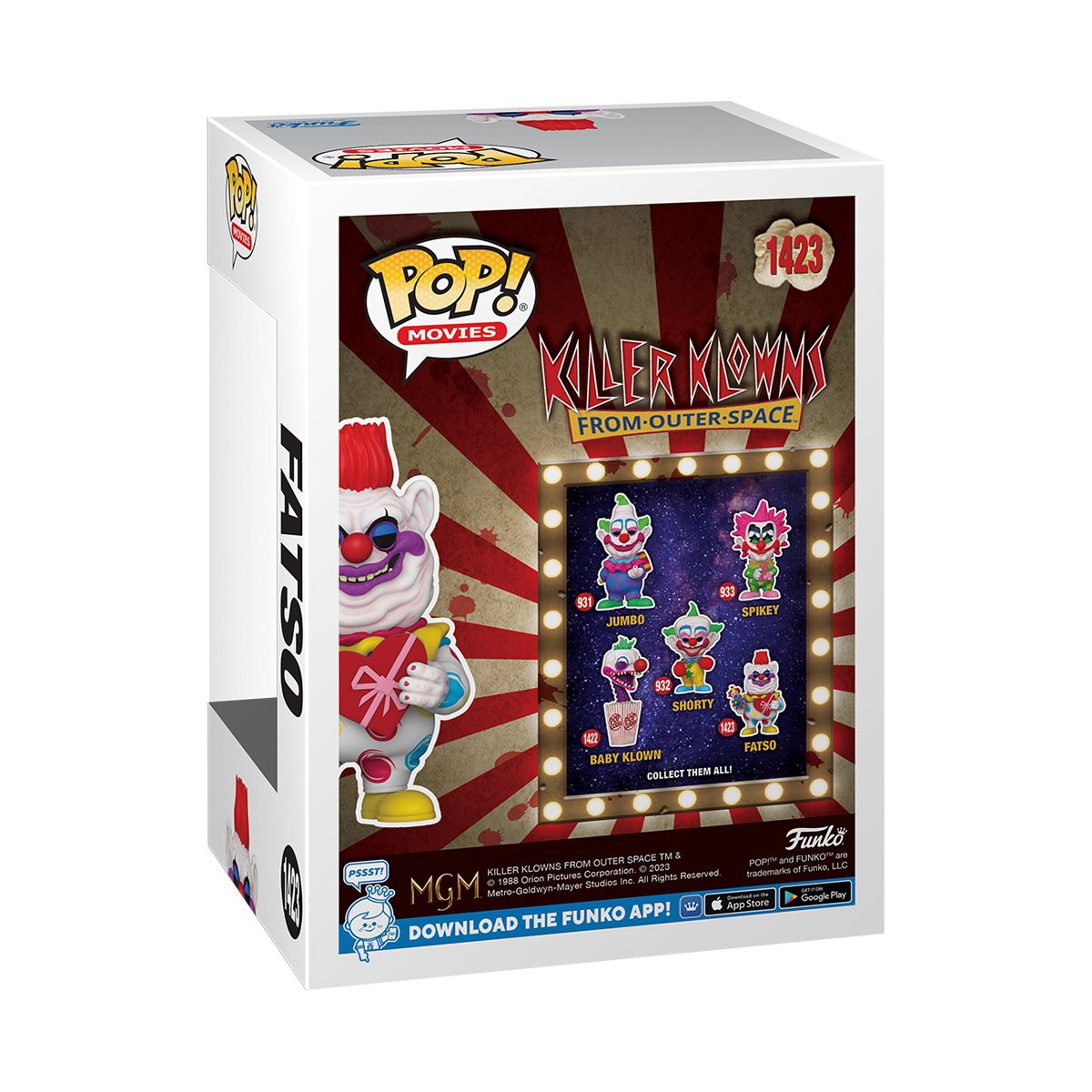 KILLER KLOWNS FROM OUTER SPACE | Funko Pop Vinyl - Fatso #1423-Funko-FU72378-Classic Horror Shop