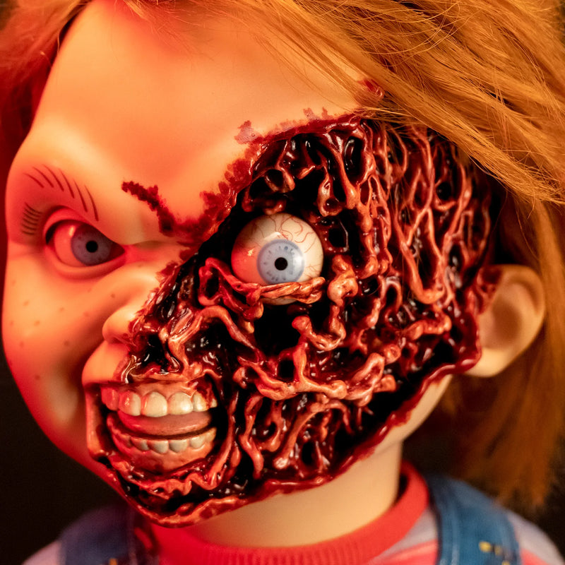 CHILD'S PLAY 3 | ULTIMATE CHUCKY - PIZZA FACE HEAD * Limited Edition*-Prop-TTUS194-Classic Horror Shop