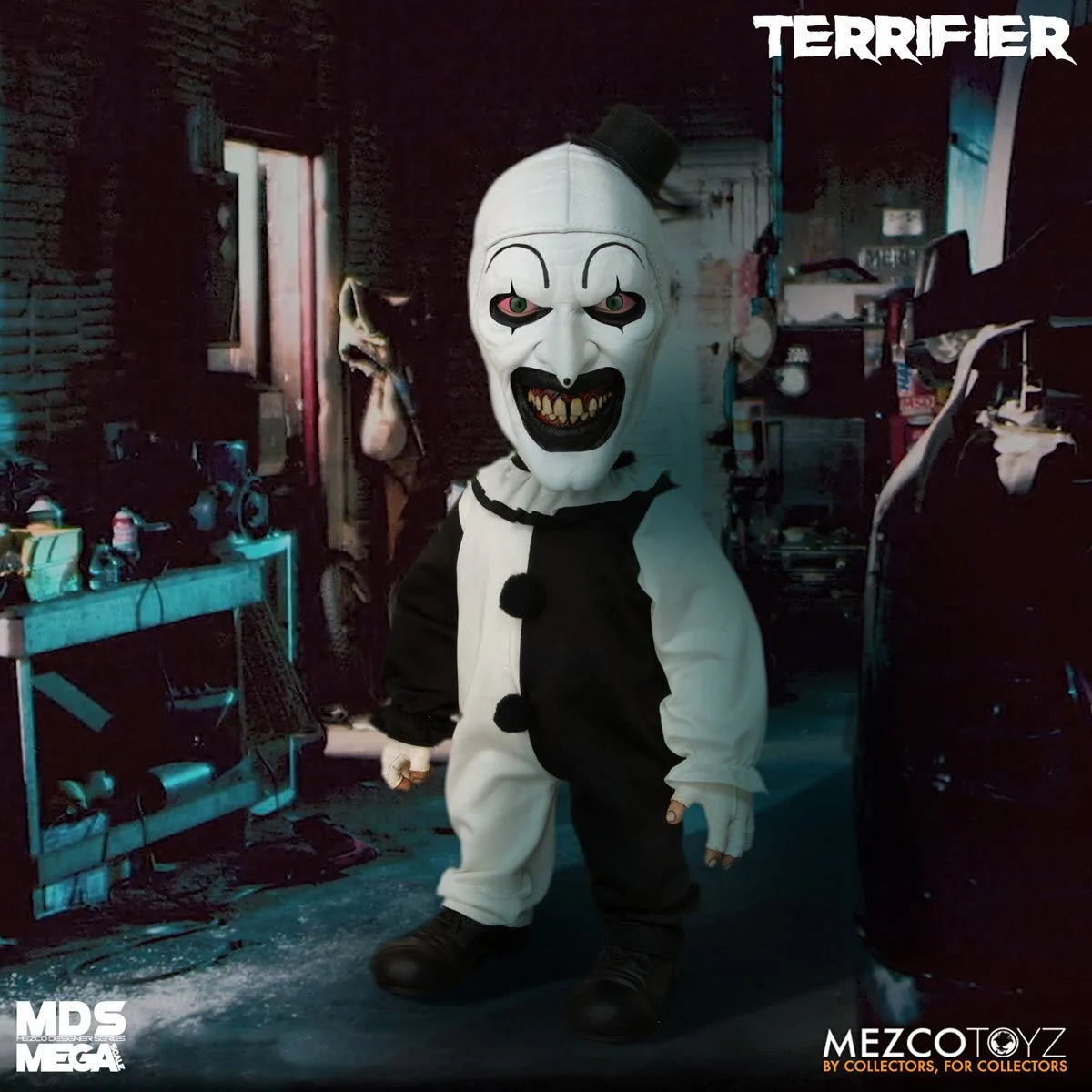 TERRIFIER 2 | 15 Inch Art The Clown Talking Mega-Scale Doll-Action Figure-MZ24020-Classic Horror Shop