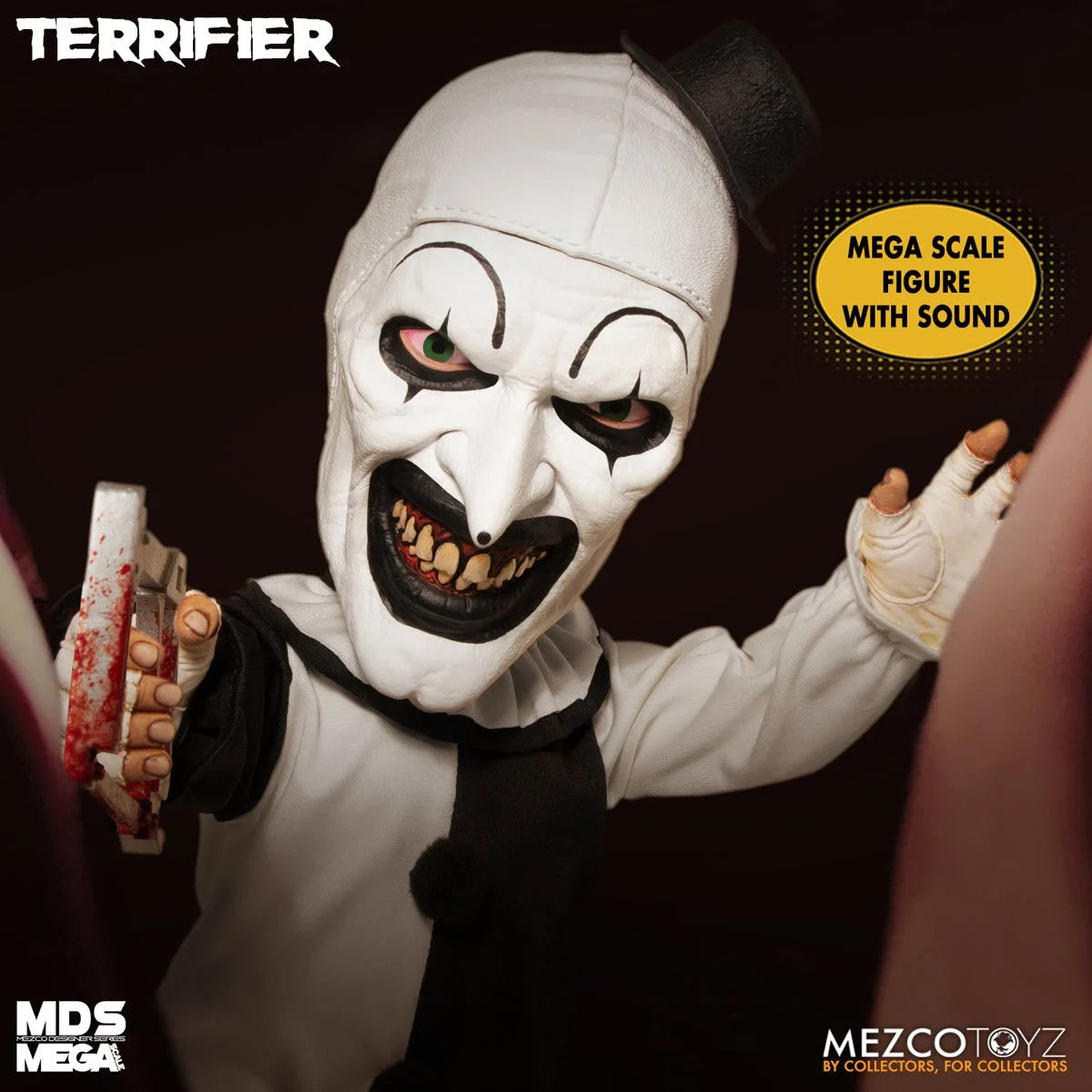 TERRIFIER 2 | 15 Inch Art The Clown Talking Mega-Scale Doll-Action Figure-MZ24020-Classic Horror Shop