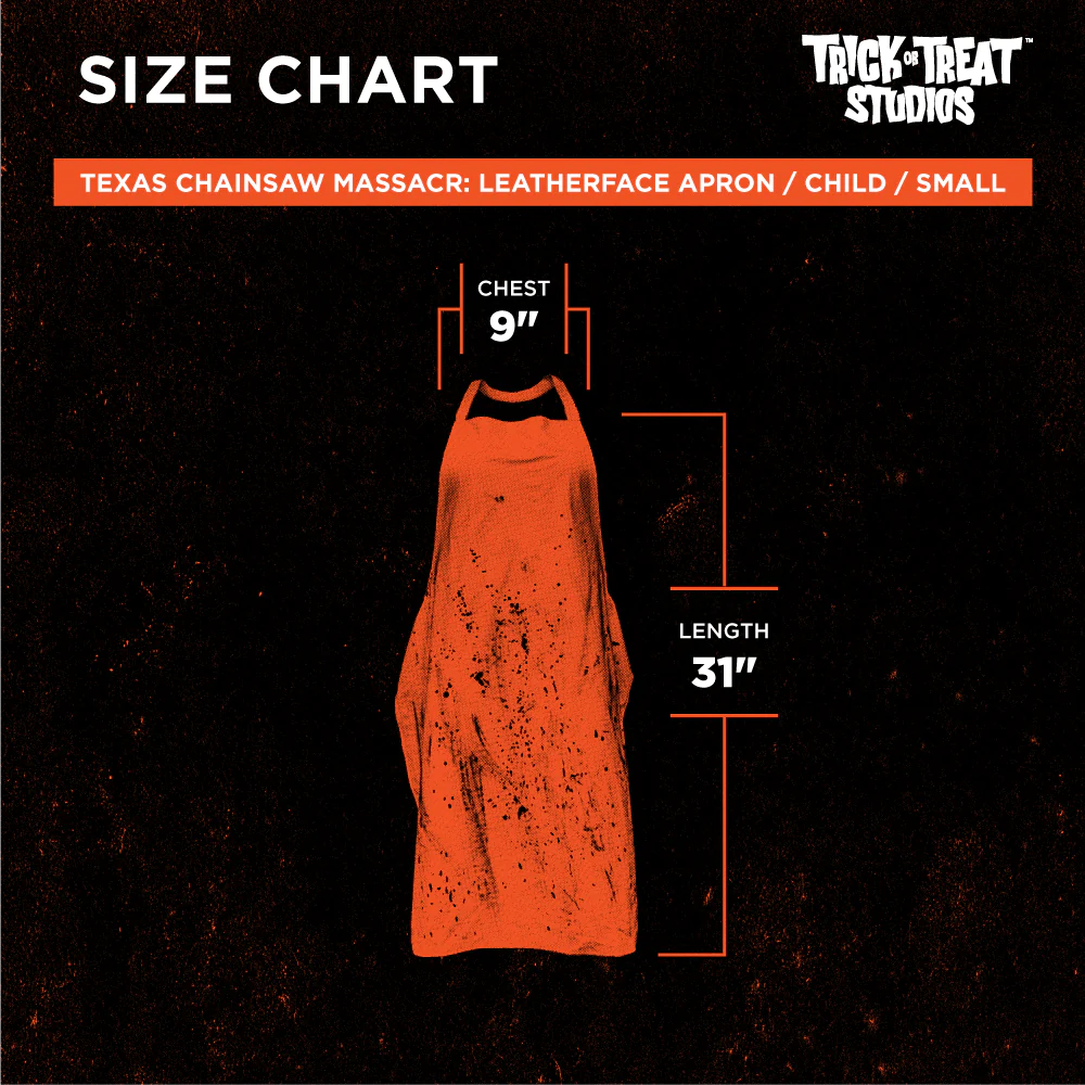 THE TEXAS CHAINSAW MASSACRE | Child's Leatherface Apron-Costume-TTRL104-Classic Horror Shop