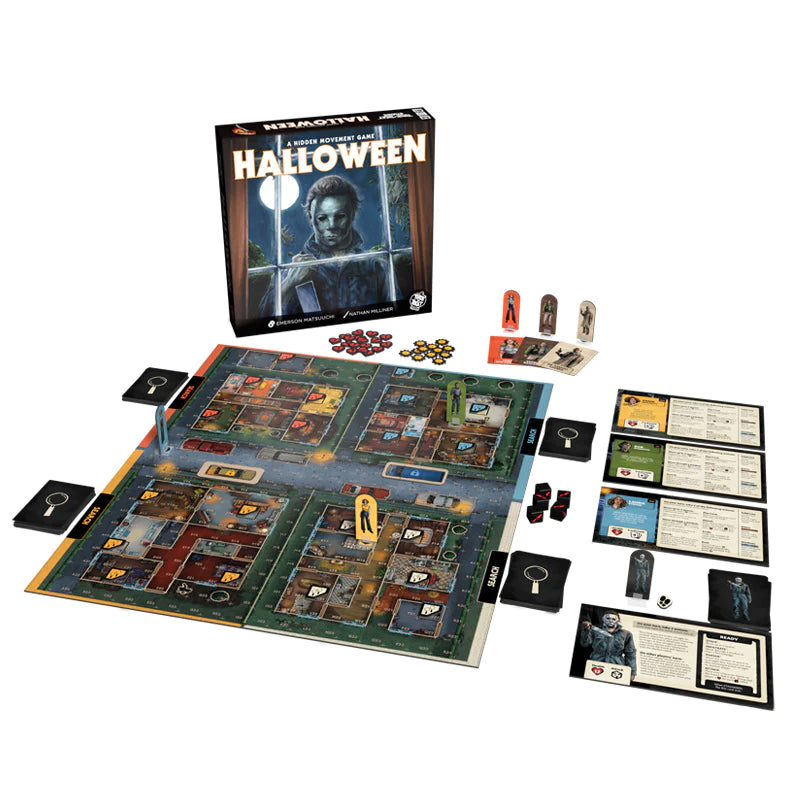 Halloween Michael Myers Board Game Contents Classic Horror Shop