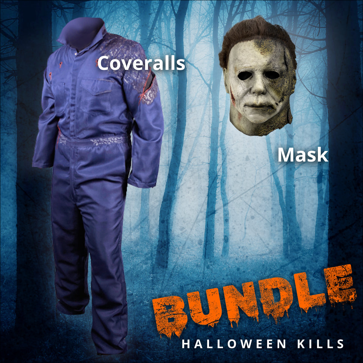 HALLOWEEN KILLS | Michael Myers Costume Bundle (Adult) - Mask & Coveralls-Costume Bundle-Classic Horror Shop