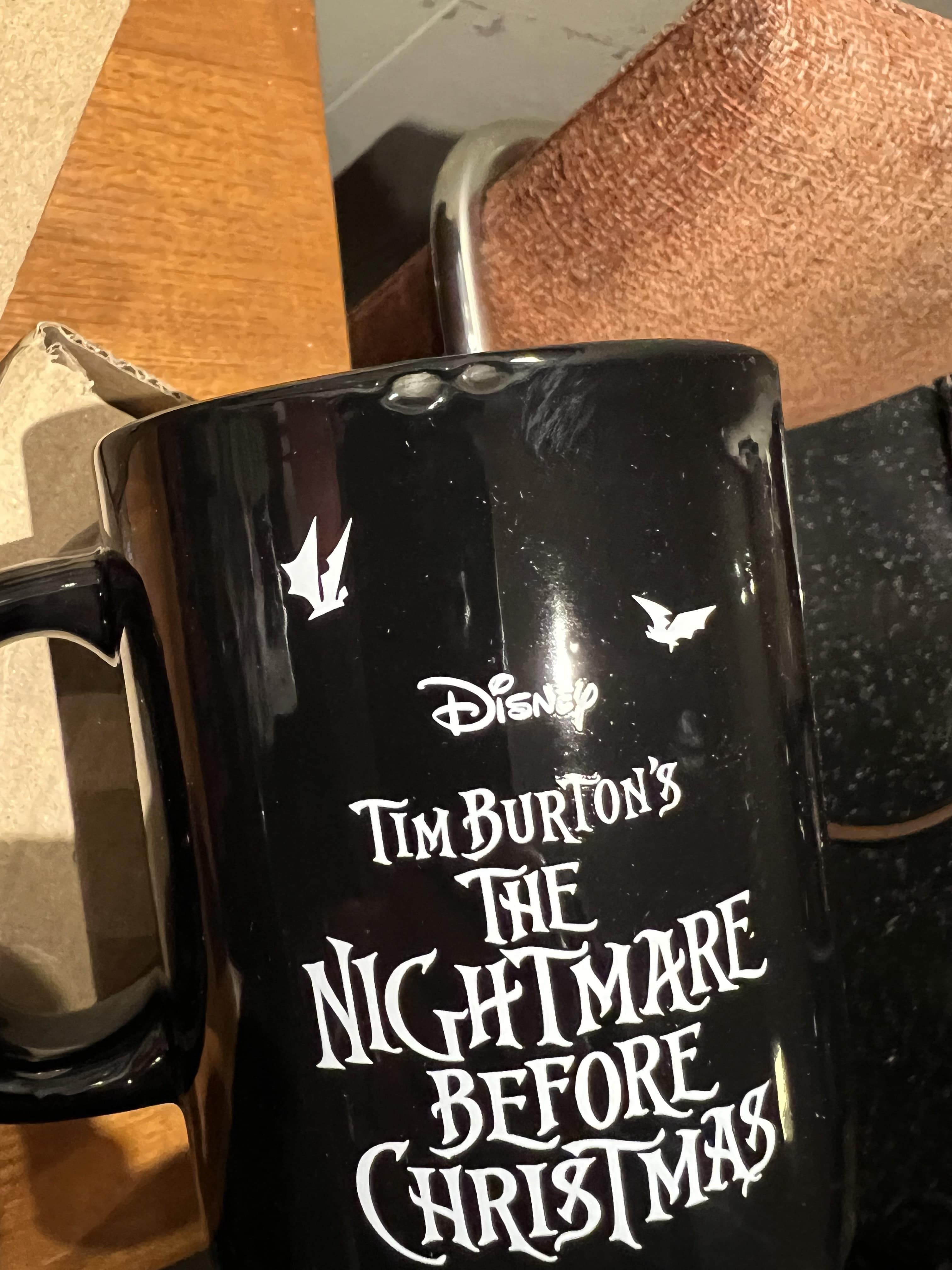 NIGHTMARE BEFORE CHRISTMAS | Jack & Sally On Hill Mug (Damaged)-Mug-MU9F6NNBCVI00-D-Classic Horror Shop