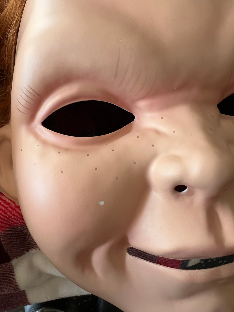 CURSE OF CHUCKY | Evil Chucky Vacuform Mask (Damaged)-Mask-TGUS128-D-Classic Horror Shop