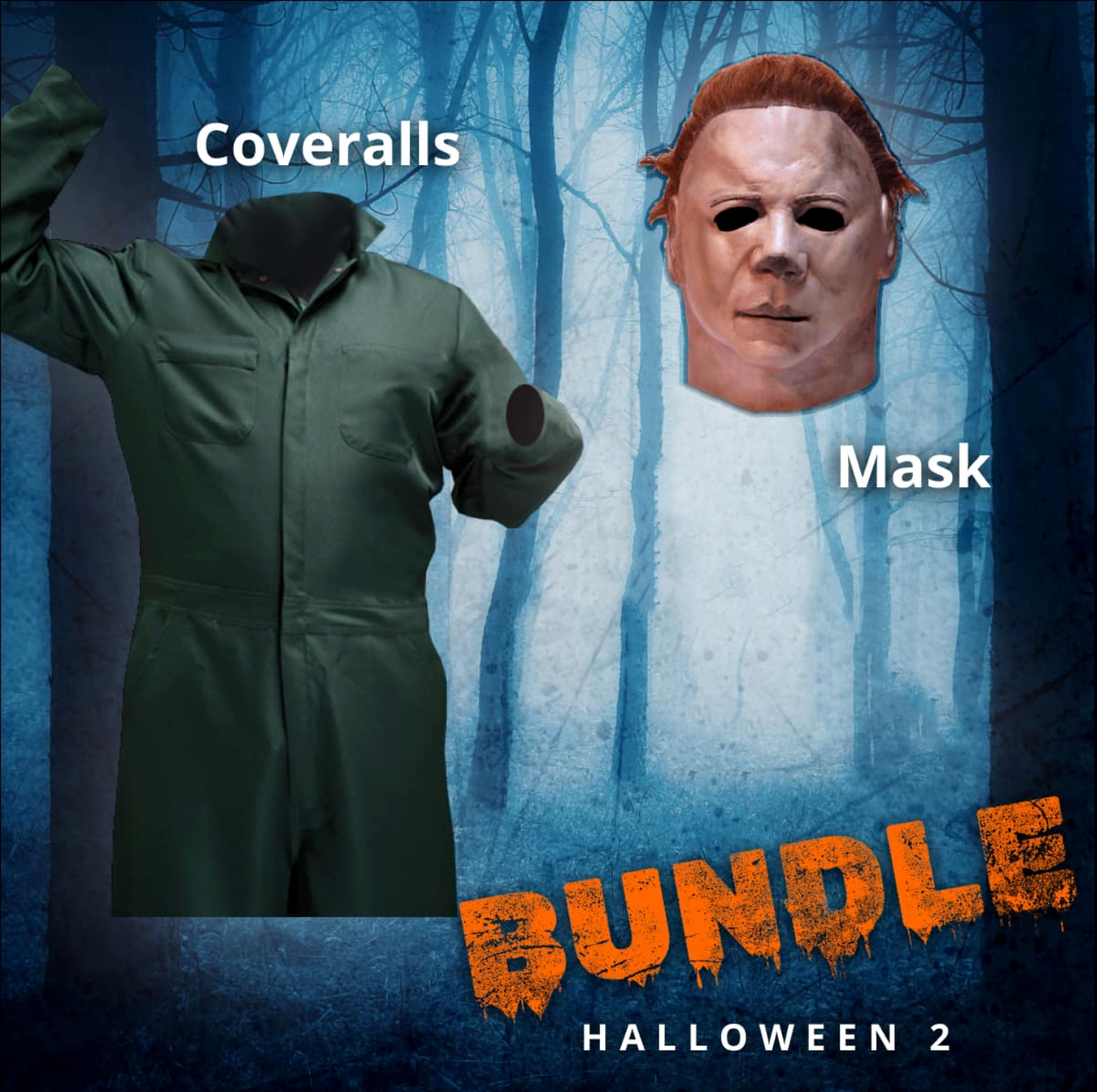 HALLOWEEN II | Michael Myers Costume Bundle (Adult)-Costume Bundle-MMH2B-Classic Horror Shop