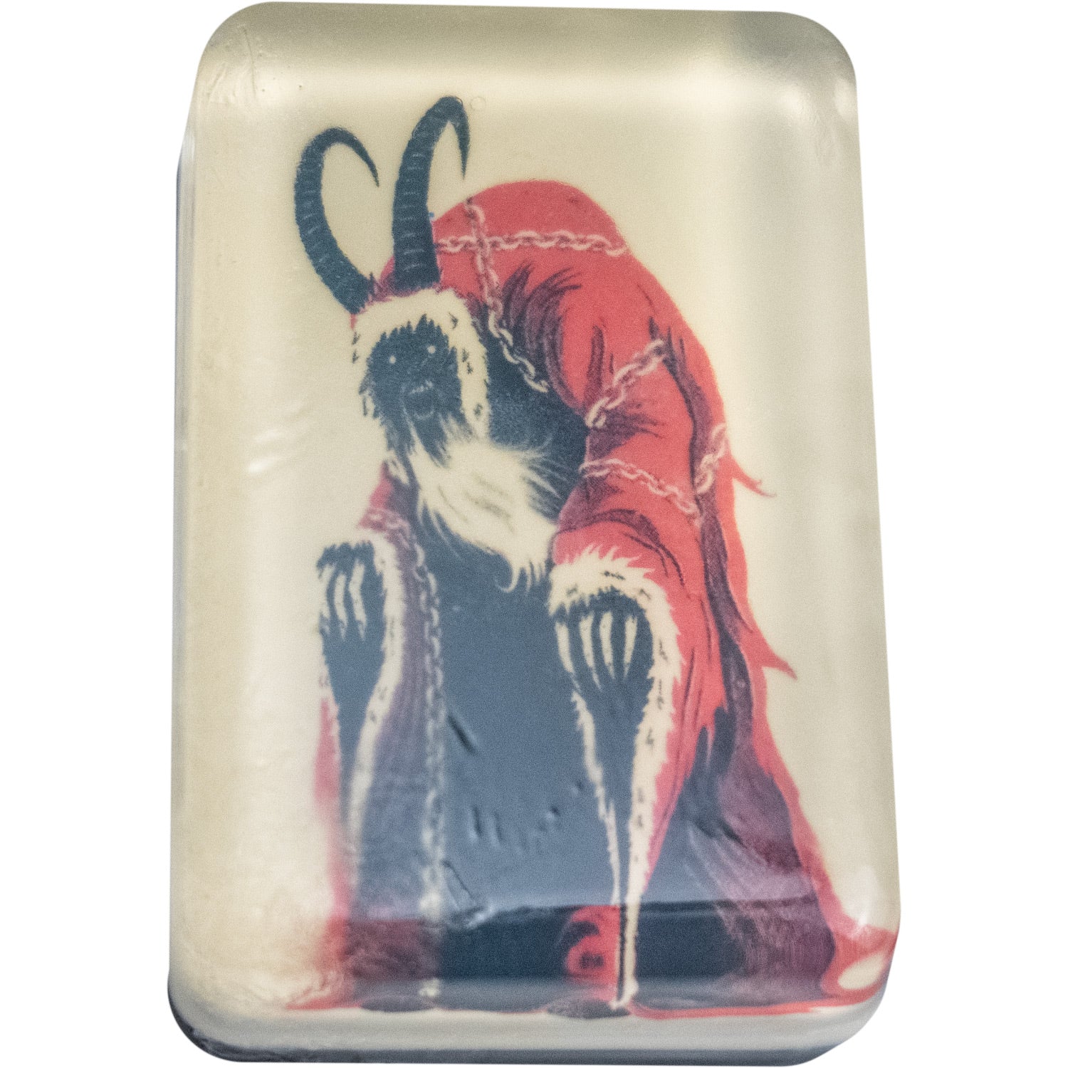 SFLE112 Classic Horror Shop krampus soap closeup