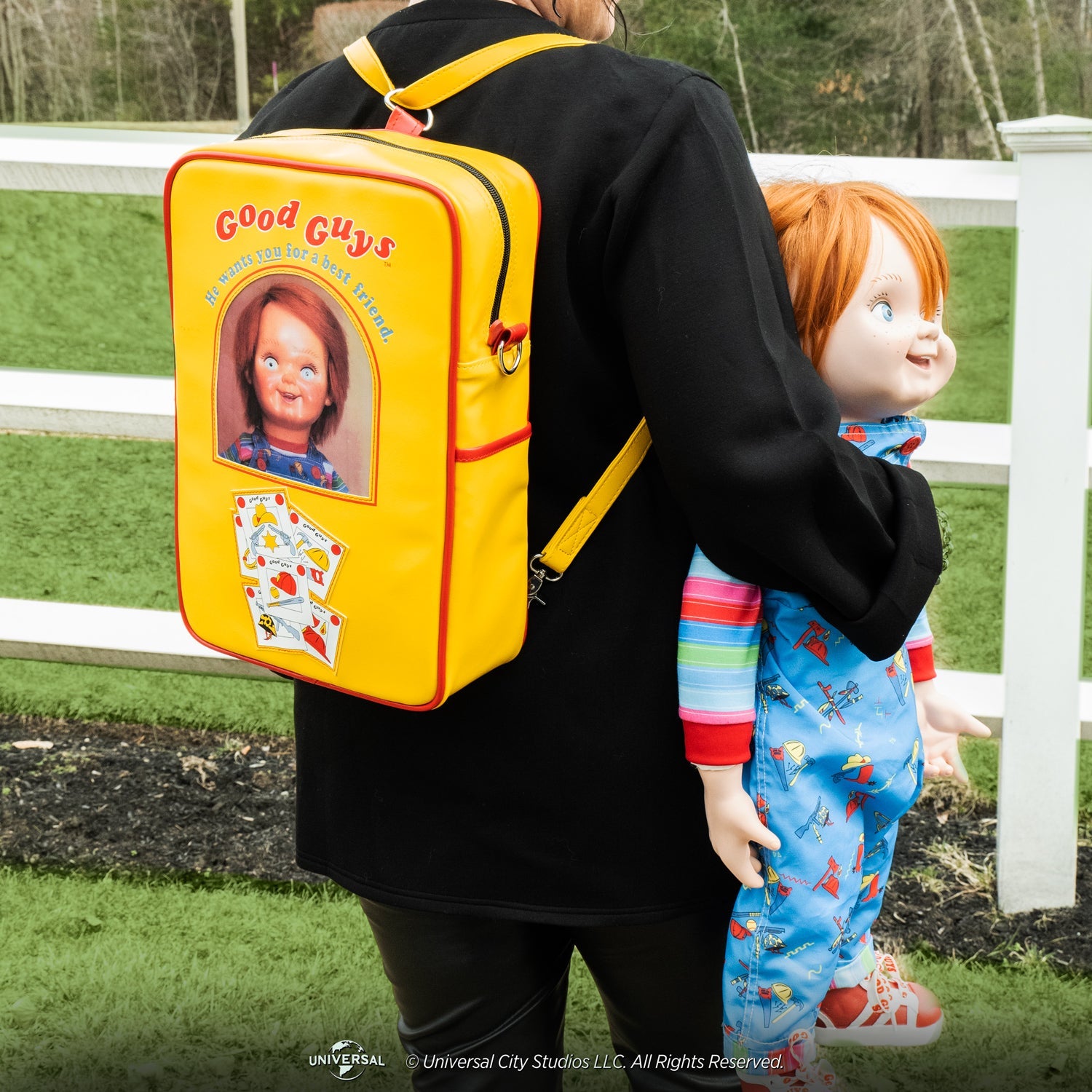 SFUS159 Classic Horror Shop Childsplay 2 Good Guy Bag Backpack Crossbody Shoulder Bag