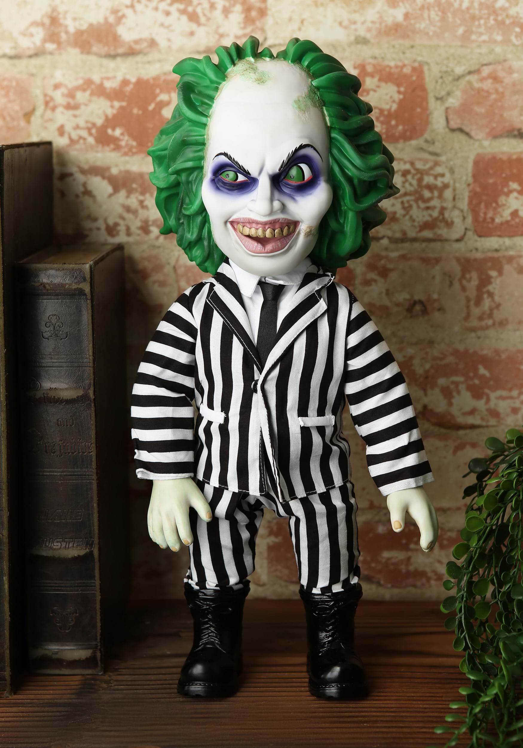 BEETLEJUICE | 15 Inch Mega-Scale Talking Action Figure Doll Designer Series-Action Figure-Classic Horror Shop