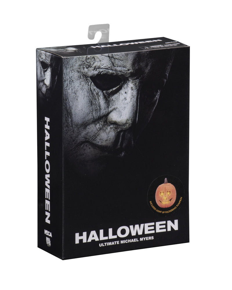 This is a Halloween 2018 Michael Myers NECA 7" ultimate action figure box front.