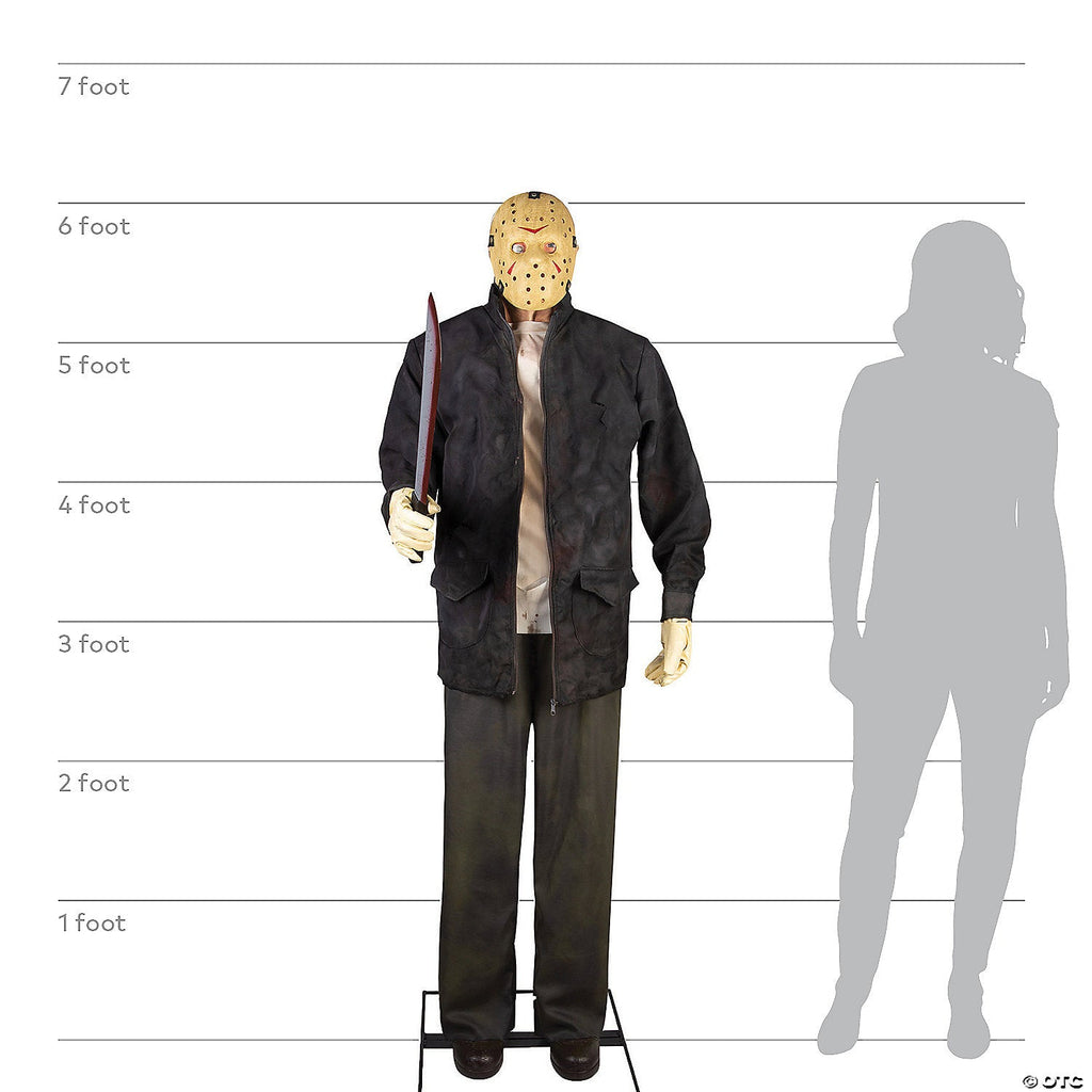 FRIDAY THE 13TH 6' LifeSize Jason Voorhees Animated Prop