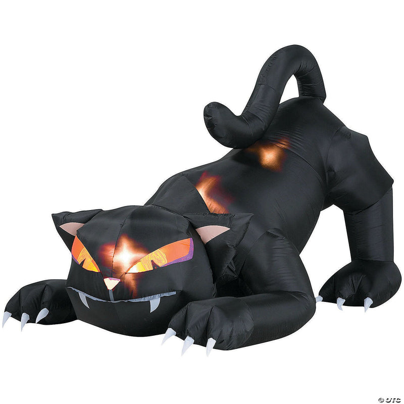 72-blow-up-inflatable-black-cat-with-turning-head-halloween-decoration
