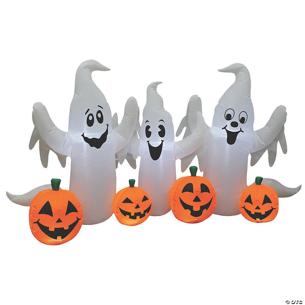 73-blow-up-inflatable-ghosts-with-pumpkins-outdoor-halloween-yard-decoration-VA1016-Classic Horror Shop