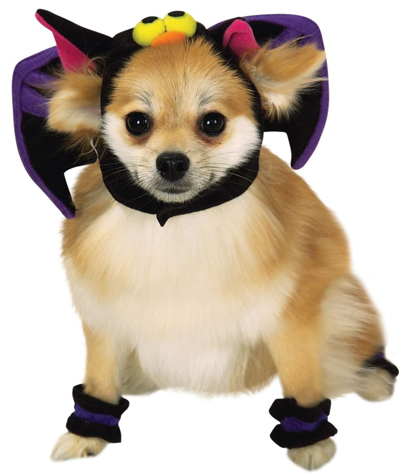 Bat Headpiece With 4 Pawcuffs Pet Costume-Pet Costume-1-Classic Horror Shop