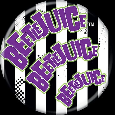 BEETLEJUICE - Beetlejuice x3 Button-Button-1-82820-Classic Horror Shop