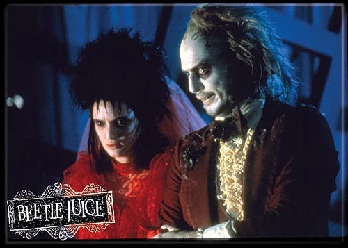 BEETLEJUICE - Beetlejuice and Lydia Magnet-Magnet-1-73142M-Classic Horror Shop