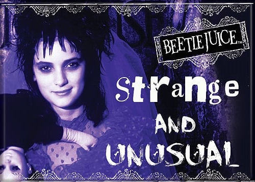 BEETLEJUICE - Lydia Strange and Unusual Magnet-Magnet-1-21233M-Classic Horror Shop