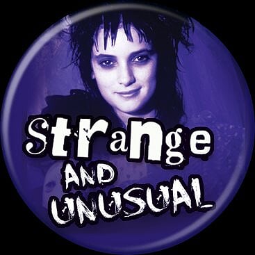 BEETLEJUICE - Lydia Strange and Unusual Button-Button-1-82817-Classic Horror Shop
