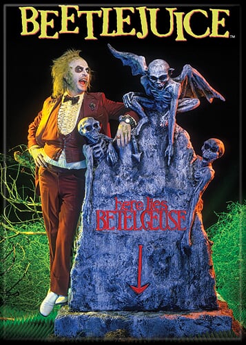 BEETLEJUICE - Here Lies Magnet-Magnet-1-21235M-Classic Horror Shop