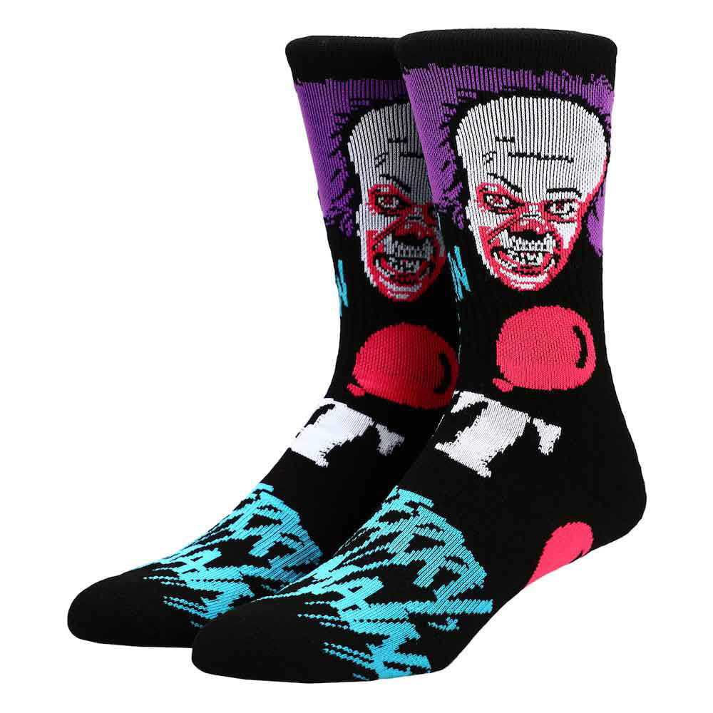 Classic Horror Shop It 1990 Blacklight Crew Sock CRM04QDITCPP00