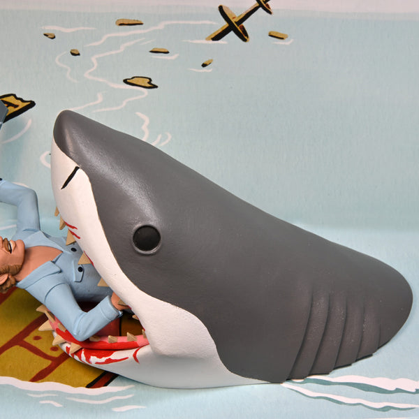 JAWS | Quint Vs The Shark Toony Terrors 6 inch Scale Action Figures 2-