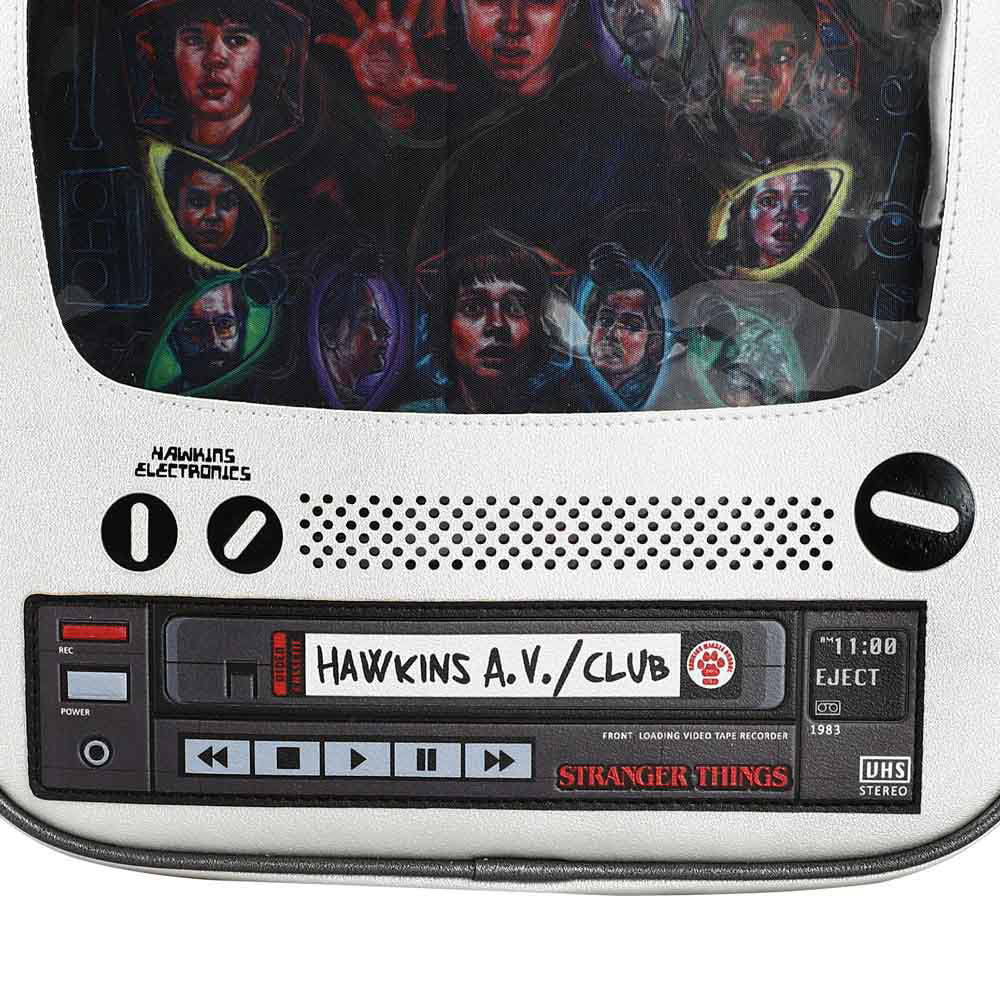 Classic Horror Shop Stranger Things Retro TV Ita Mini Backpack - MPF12W8NETPP00