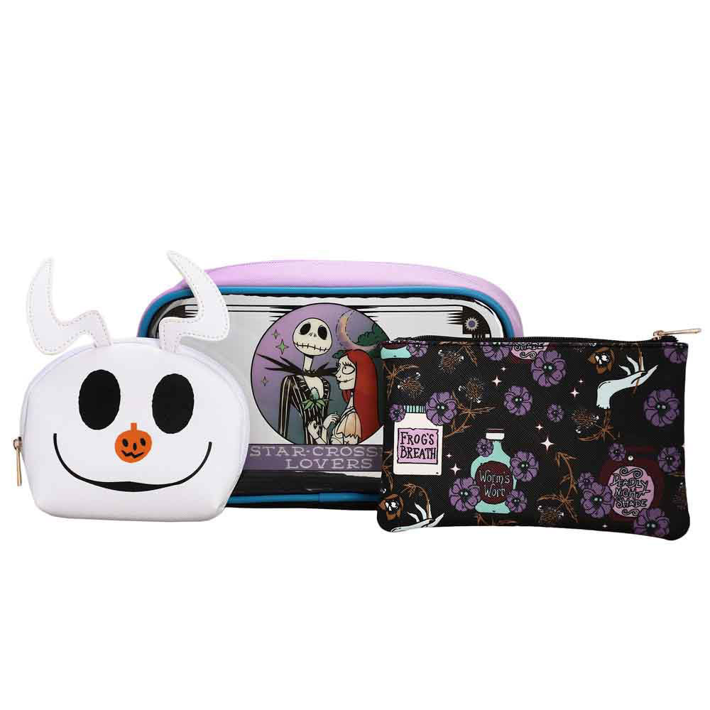 Classic Horror Shop The Nightmare Before Christmas Mystic Opulence Travel Cosmetic Bags Set Of 3 UPF16V6NBCPP00