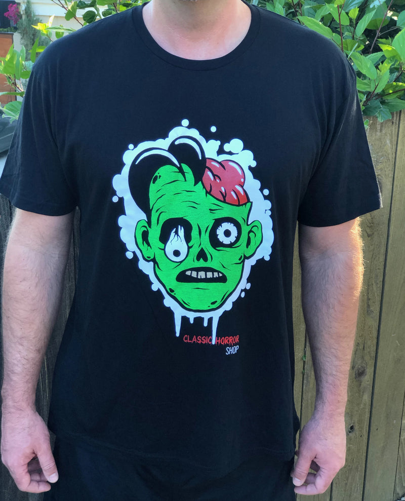 CLASSIC HORROR SHOP - Unisex T-Shirt - Logo On Front-Tshirt-1-Classic Horror Shop