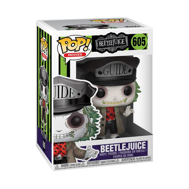 beetlejuice with guide hat funko pop movies