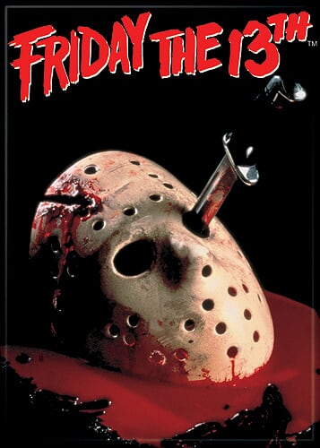 FRIDAY THE 13TH - Logo Mask Magnet-Magnet-1-71443M-Classic Horror Shop