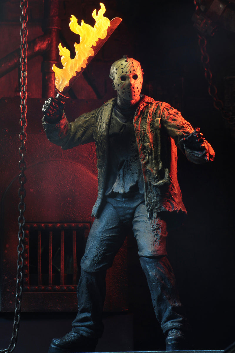 FRIDAY THE 13TH: Freddy vs Jason – 7” Scale Action Figure – Ultimate Jason-NECA-39725-Classic Horror Shop