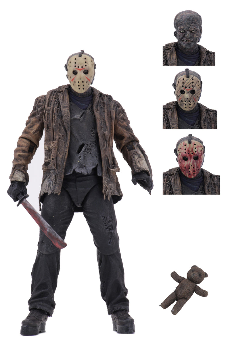 FRIDAY THE 13TH: Freddy vs Jason – 7” Scale Action Figure – Ultimate Jason-NECA-39725-Classic Horror Shop