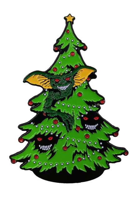 GREMLINS - Christmas Tree Enamel Pin-Enamel Pin-1-SFWB100-Classic Horror Shop