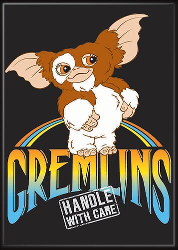 GREMLINS - Gizmo Handle With Care Magnet-Magnet-1-20801GR-Classic Horror Shop