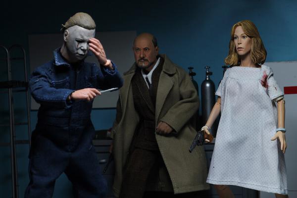Halloween II: NECA 8″ Clothed Action Figure – Dr Loomis & Laurie Strode 2-pack-NECA-60646-Classic Horror Shop