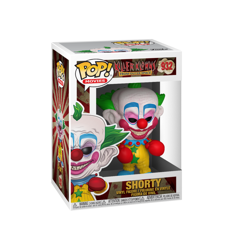 This is a Killer Klowns From Outer Space Pop Funko vinyl box number 932 of Shorty.