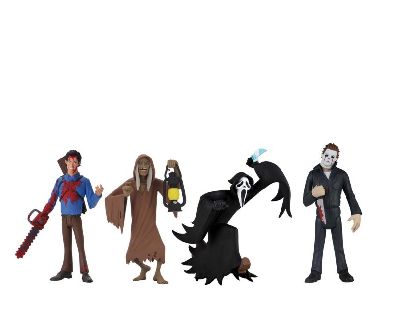 This is NECA Toony Terror Series 5 and has Ash, Creep, Ghostface and Michael Myers.