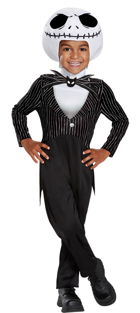 NIGHTMARE BEFORE CHRISTMAS - Toddler Jack Skellington Costume 3T-4T-Costume-1-DG-79506M-Classic Horror Shop