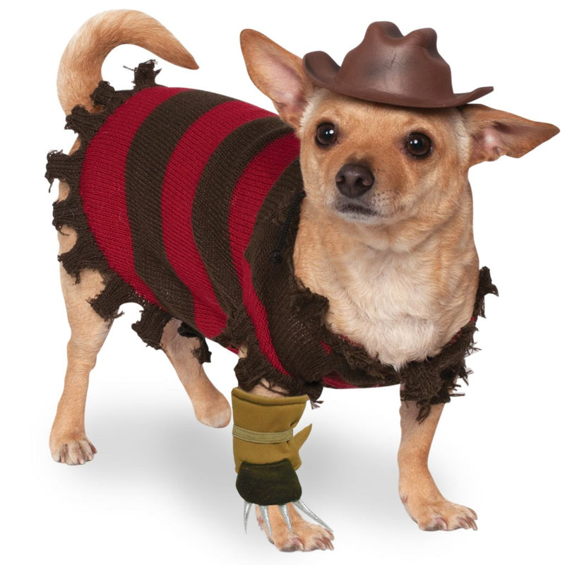 A NIGHTMARE ON ELM ST - Freddy Krueger Pet Costume-Pet Costume-1-Classic Horror Shop